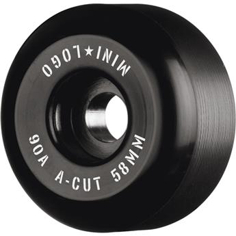 Roues skate MINI LOGO (x4) A-Cut II Hybrid Noir 90A 58mm