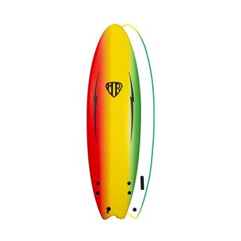 Planche de Surf mousse EZI MR Spray Rasta 6´6