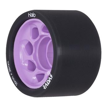 Roues Roller Derby RADAR WHEELS Halo 84A 59mmx38mm Purple Noir/Violet