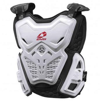 Pare pierre EVS SPORTS chest protector f2 white