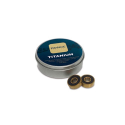 Roulement MOSAIC Super Titanium 1 Abec 7 608RS Black