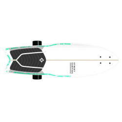 surfskate 3 roues STREET SURFING shark attack 30´´ psycho green