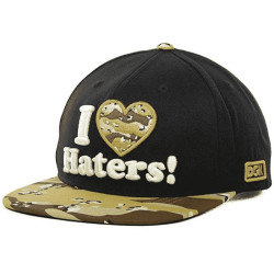 Casquette DGK SKATEBOARDS haters snapback black desert