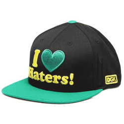 Casquette DGK SKATEBOARDS haters snapback black green