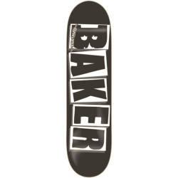 Plateau skate BAKER brand logo blk wht 8.25 x 31.75