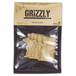 Promotion GRIZZLY GRIPTAPE plastic blade p-rod gold (pack de 5)