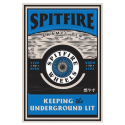 Promotion SPITFIRE pin og circle blue