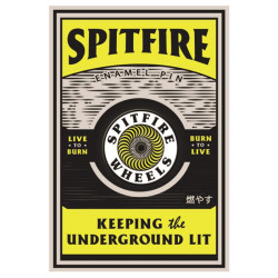 Promotion SPITFIRE pin og circle yellow