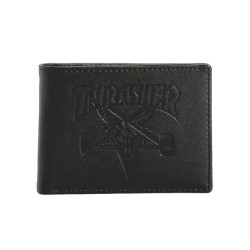 Promotion THRASHER wallet skate goat leather