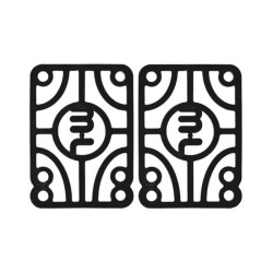 Riser Pad MINI LOGO (jeu de 2) 0.25 (6.35mm) hard