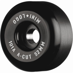 Roues skate MINI LOGO (jeu de 4) 52mm a-cut ii 101a black