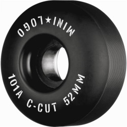 Roues skate MINI LOGO (jeu de 4) 52mm c-cut ii 101a black