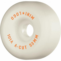 Roues skate MINI LOGO (jeu de 4) 53mm a-cut ii 101a white