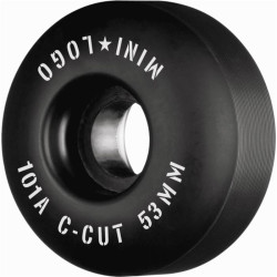 Roues skate MINI LOGO (jeu de 4) 53mm c-cut ii 101a black