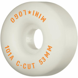 Roues skate MINI LOGO (jeu de 4) 53mm c-cut ii 101a white