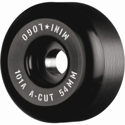 Roues skate MINI LOGO (jeu de 4) 54mm a-cut ii 101a black