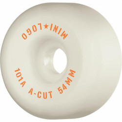 Roues skate MINI LOGO (jeu de 4) 54mm a-cut ii 101a white