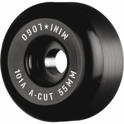 Roues skate MINI LOGO (jeu de 4) 55mm a-cut ii 101a black