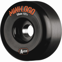 Roues skate MINI LOGO (jeu de 4) 58mm a-cut 101a black