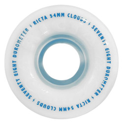Roues skate RICTA (jeu de 4) 54mm clouds white