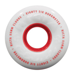 Roues skate RICTA (jeu de 4) 55mm clouds red 86a