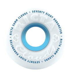 Roues skate RICTA (jeu de 4) 56mm clouds 78a white 78a