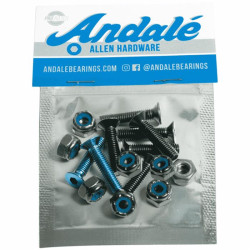 Visserie ANDALE (jeu de 8) allen 0.875 pouce blue