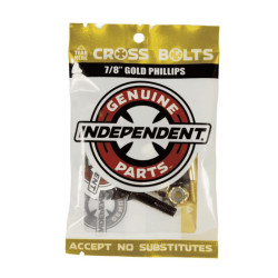 Visserie INDEPENDENT (jeu de 8) gp phillips 0.875 black gold
