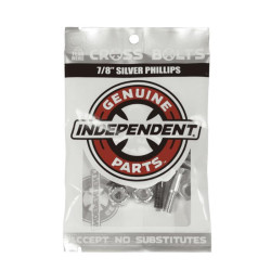 Visserie INDEPENDENT (jeu de 8) gp phillips 0.875 blk silver