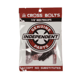 Visserie INDEPENDENT (jeu de 8) gp phillips 0.878 black red