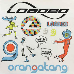 pack stickers LOADED LONGBOARDS orangatang
