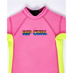 Combinaison shorty junior RIPCURL Omega Back Zip Pink