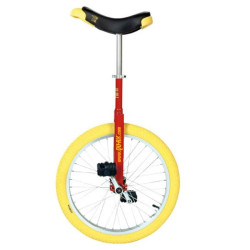 Monocycle QU-AX luxus 20´´ rouge pneu jaune