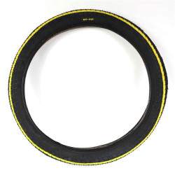 pneu QU-AX 20x1,95 noir flans jaune