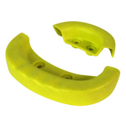 protections coins de selle QU-AX jaune