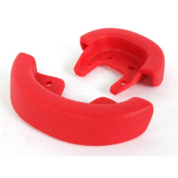 protections coins de selle QU-AX Rouge