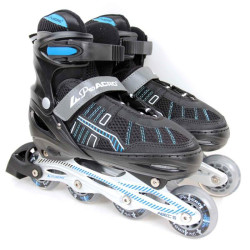 Roller PRO ACRO junior réglable platine alu 30+ Bleu