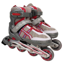 Roller PRO ACRO junior réglable platine alu 30+ Rose