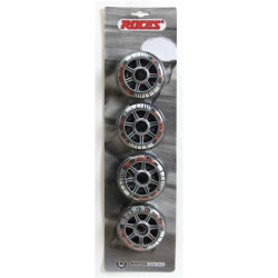 roue de fitness ROCES kit de 4 hyper x-350 85a 90mm transparente