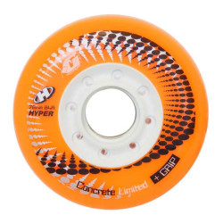 Roue de roller HYPER kit de 4 hyper concrete+g ltd 84a 76mm orange