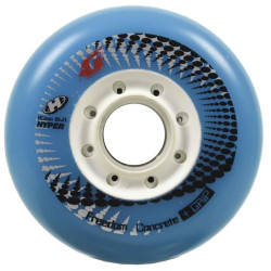 Roue de roller HYPER kit de 4 hyper concrete+g ltd 84a 80mm cyan