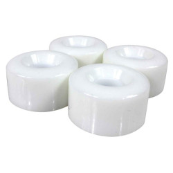 Roue de roller quad NANO kit de 4 pu 80a 58x32mm Blanc