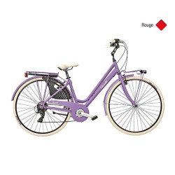 Vélo CASADEI cottage 28´´ femme 6v h44 alu rouge