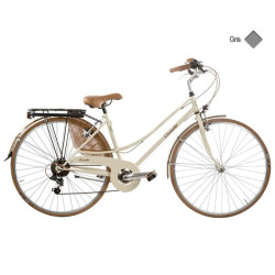 Vélo CASADEI sport rondine 28 femme 6v h44 Gris