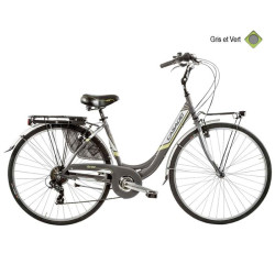 Vélo CASADEI venere 28 alu 6v h46 gris vert