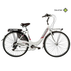 Vélo CASADEI venere 28 alu 7v h46 gris vert
