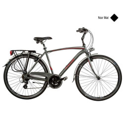 Vélo CASADEI ctb 28 zefiro 21v alu h52 Noir mat