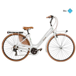 Vélo CASADEI vintage 28 femme 21v alu h44 Bleu