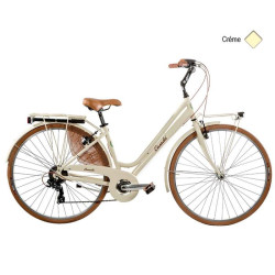 Vélo CASADEI vintage 28 femme 6v aluh44 creme