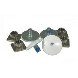 visserie roller USD HINGE SCREW white, 23.5*M6*9, Set